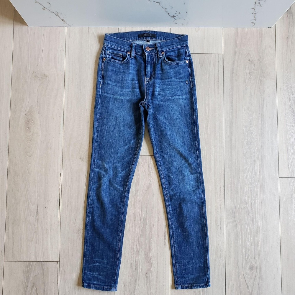 Genetic Los Angeles Jeans Womens 23 Blue Medium Wash Skinny Stretch Denim Casual